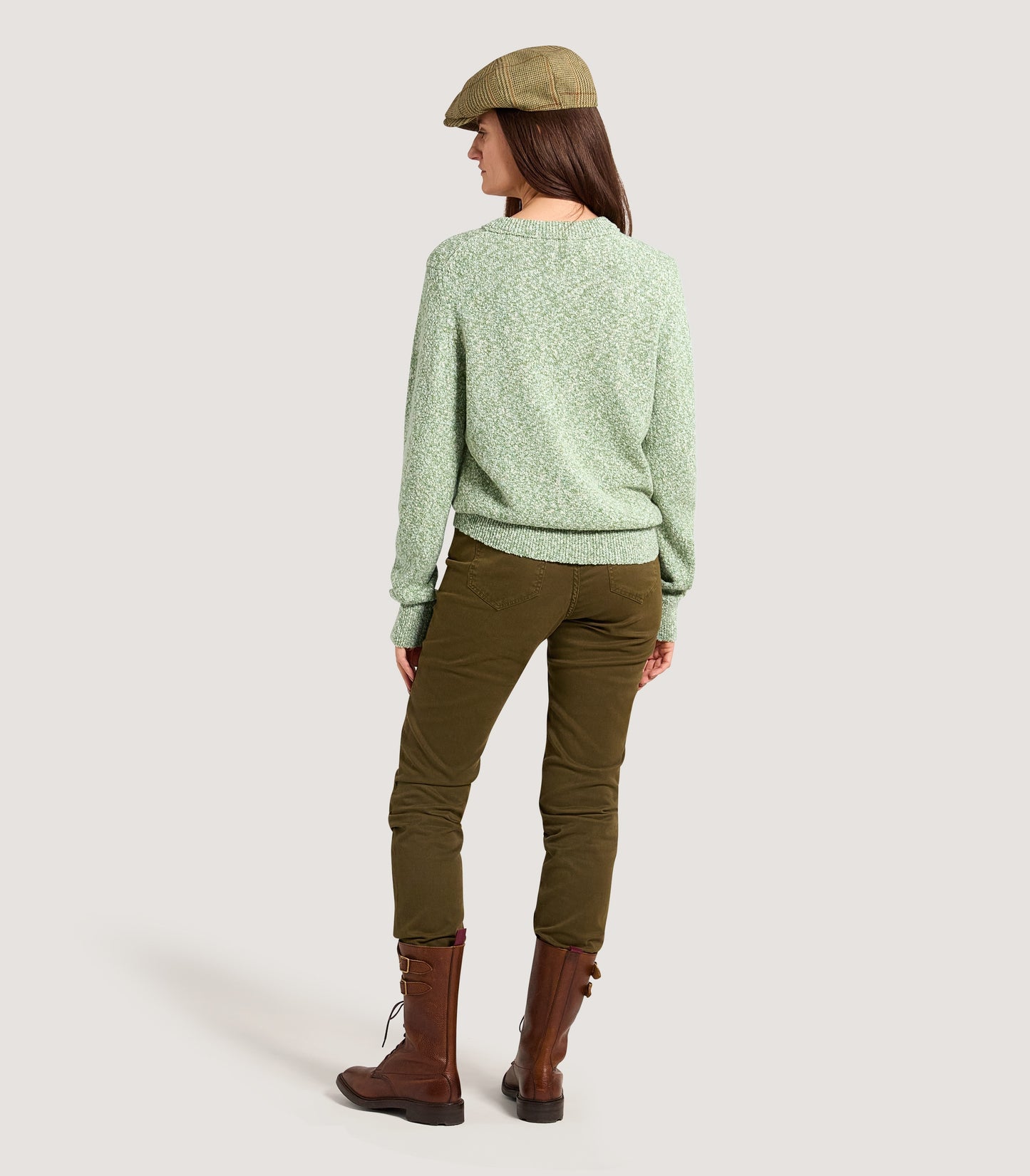 Women's Cotswold Mouline Sweater in Sage