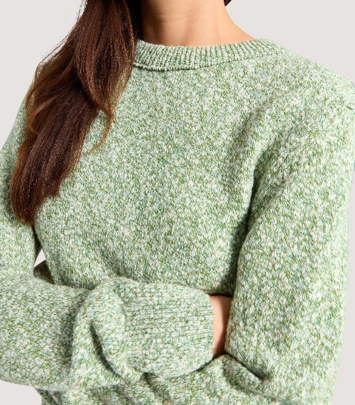 Women's Cotswold Mouline Sweater in Sage