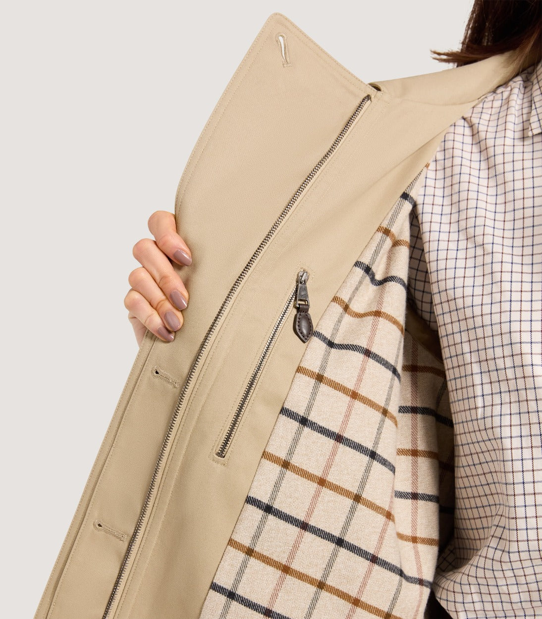 Women's Mey Storm Coat in Beige