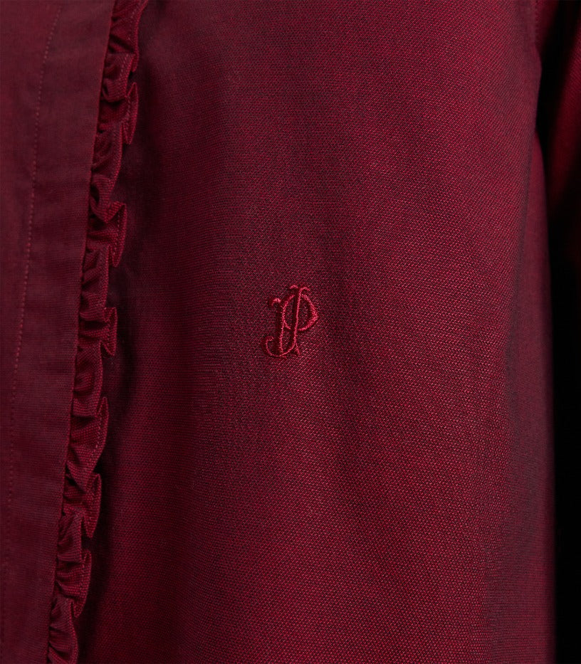 Women's Pie Crust Shirt in Audley Red