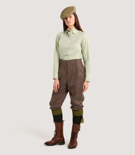 Women's Textured Shooting Shirt in Sage