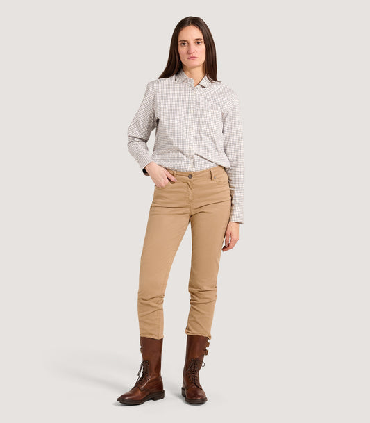 Women's Five Pocket Trousers in Khaki