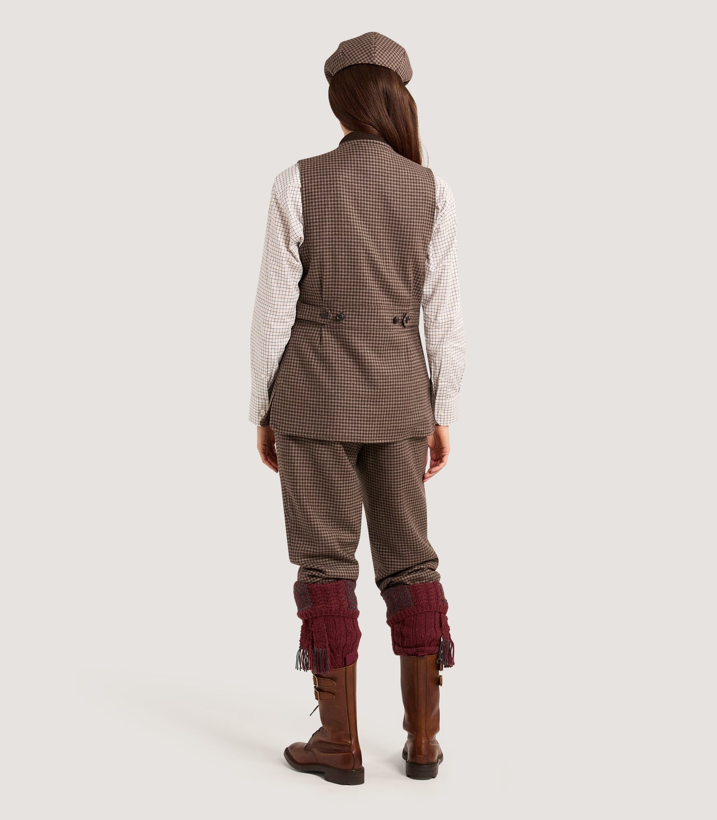 Women's Cashmere Tweed Shooting Breeks With Storm Cuff in Torridon Check