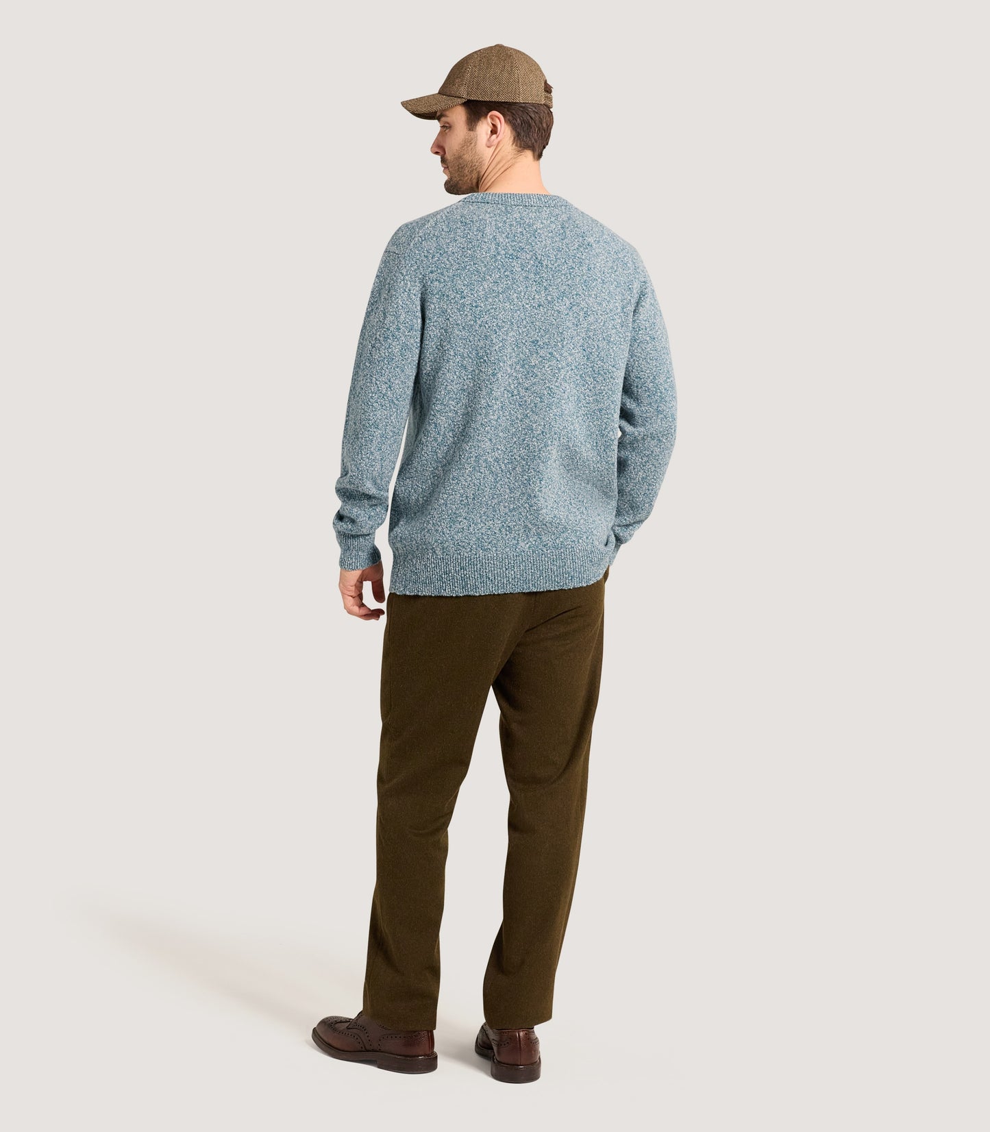 Men's Dorset Mouline Sweater in Ocean
