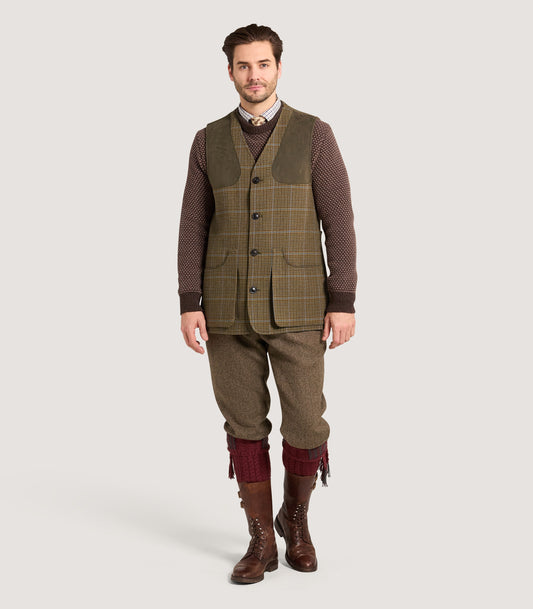 Men's Tom Purdey Tweed Shooting Vest