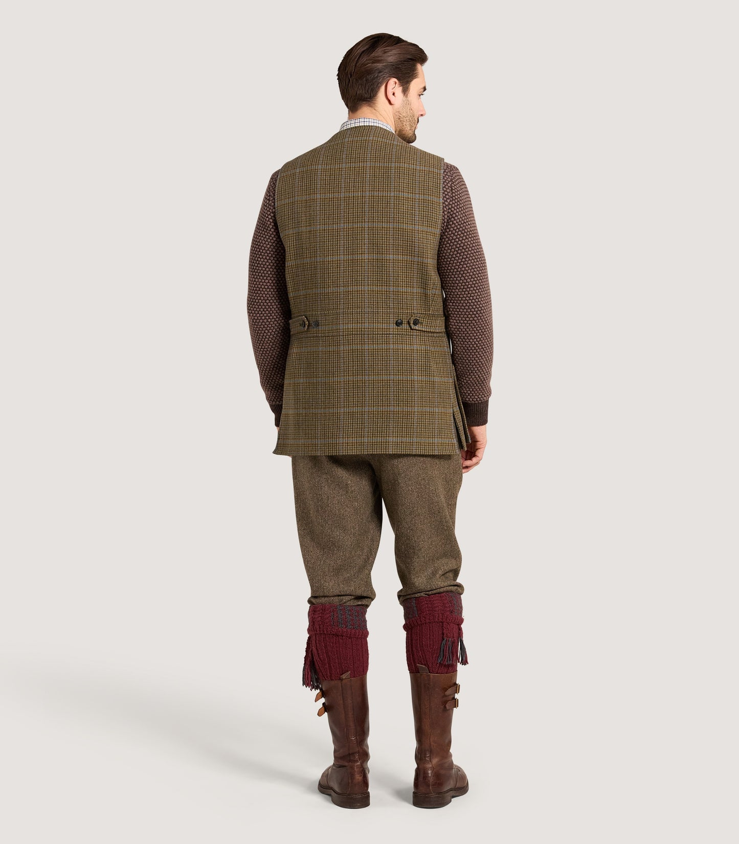 Men's Tom Purdey Tweed Shooting Vest