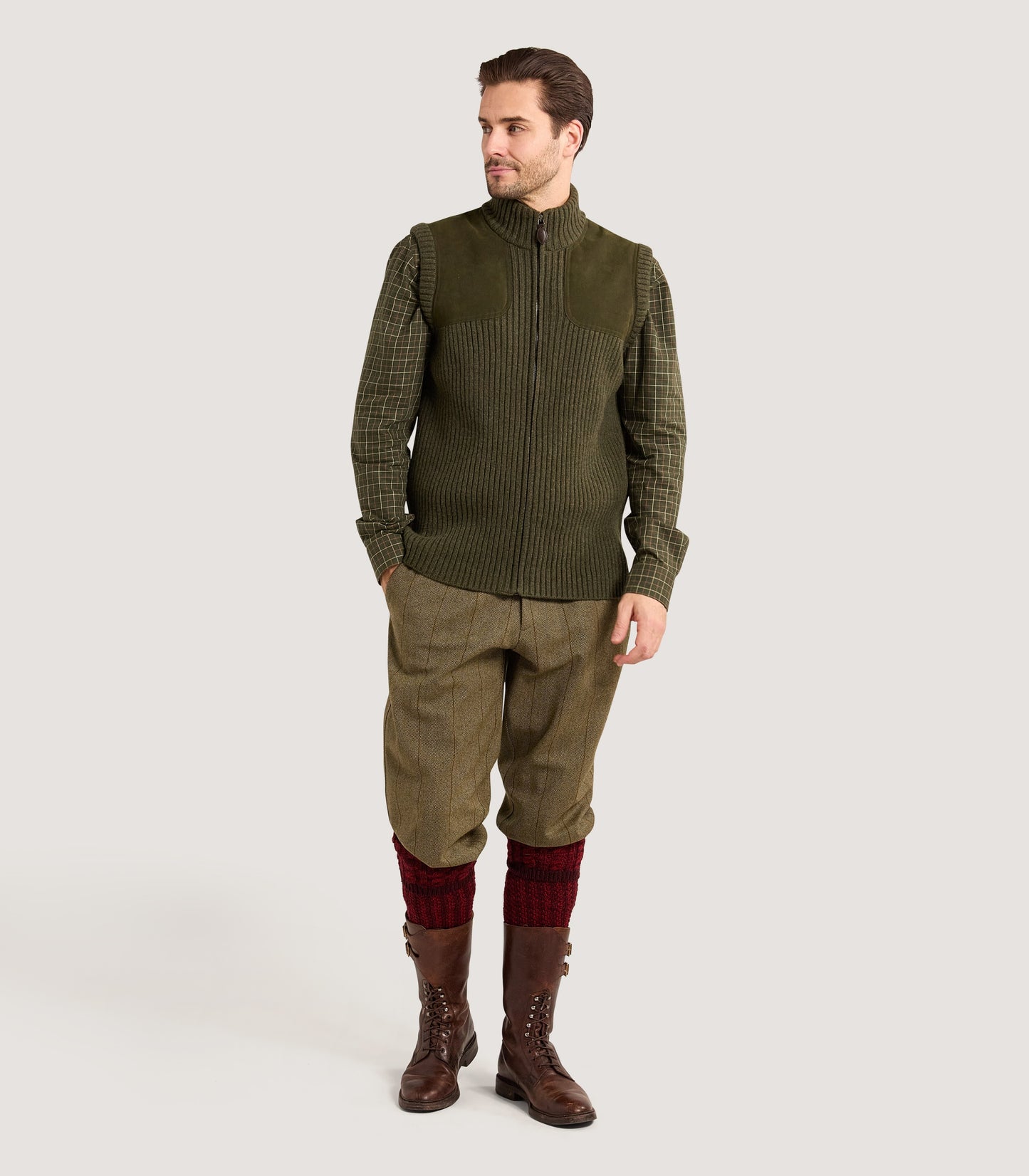 Men's Technical Tweed Breek With Storm Cuff In Cairn Tweed