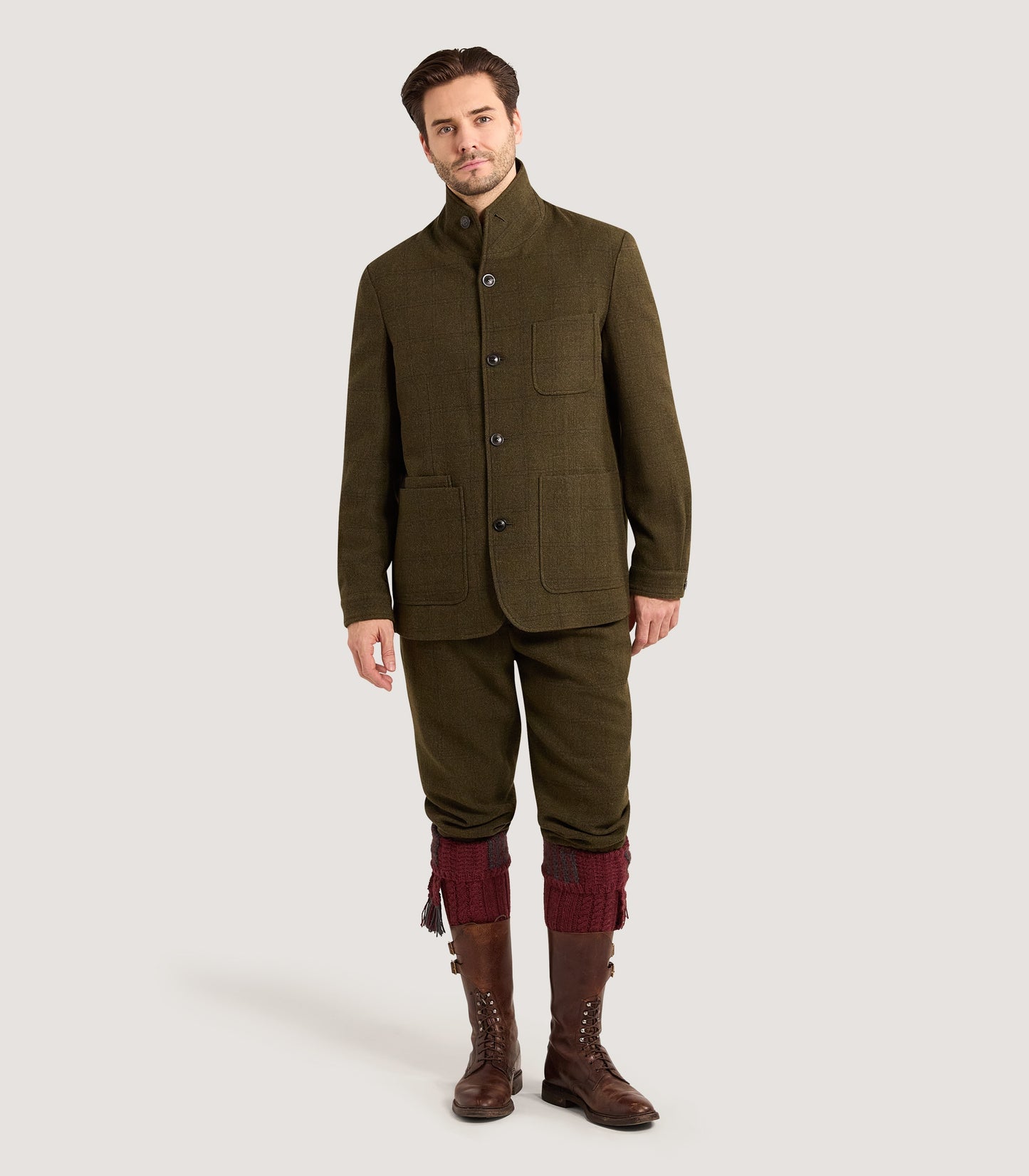 Men's Tweed Twickenham Jacket in Frederick Box Check