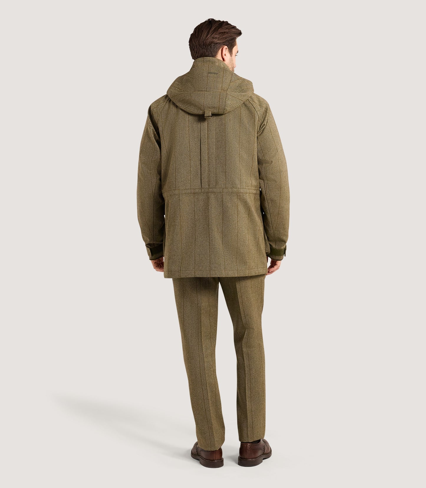 Men's Technical Tweed Yorkshire Field Coat In Cairn Tweed