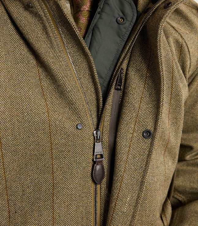 Men's Technical Tweed Yorkshire Field Coat In Cairn Tweed