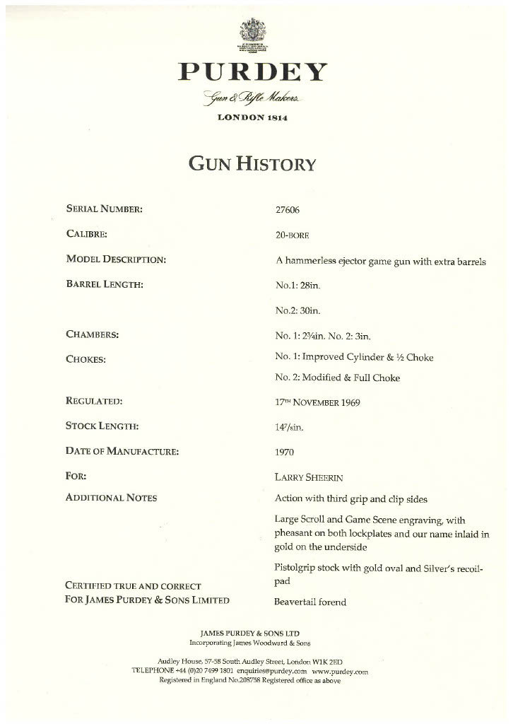 Deluxe History Certificate with Letter