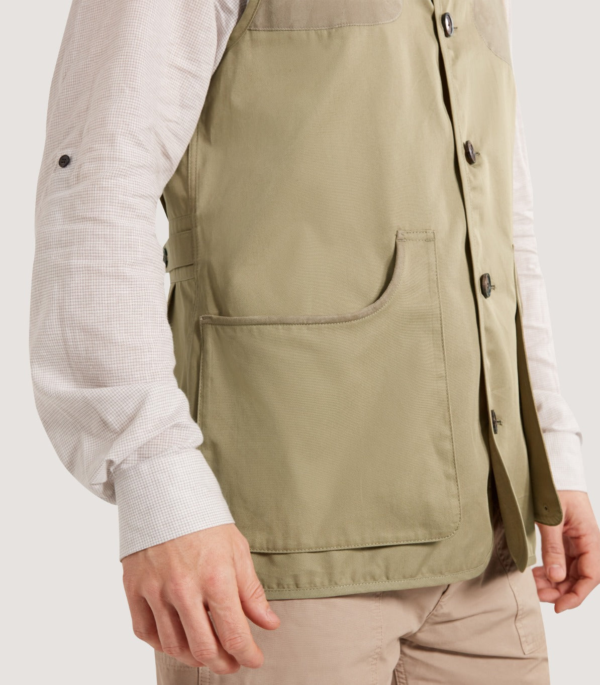 Men's Kruger Shooting Vest in Grass