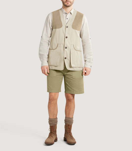 Men's Kruger Shooting Vest in Straw