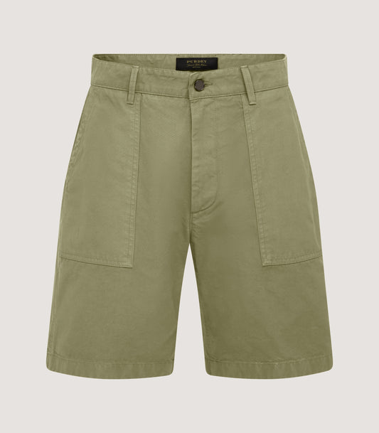 Men's Kruger Cargo Short in Sage Green