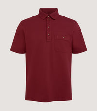 Men's Short Sleeve Polo Shirt in Audley Red