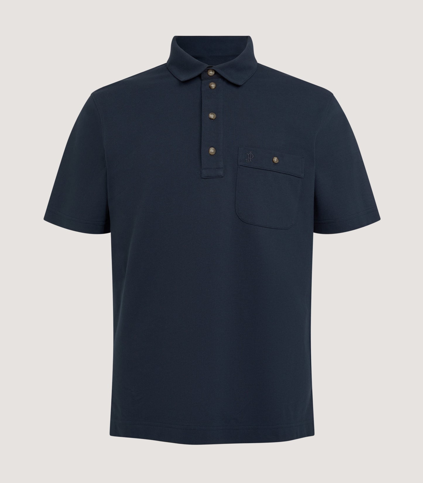 Men's Short Sleeve Polo Shirt in Midnight