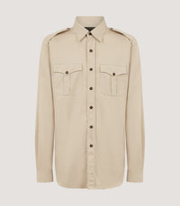 Men's Tencel Khartoum Shirt in Stone