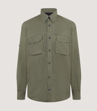 Men's Tech Merino Grouse Shirt in Loden