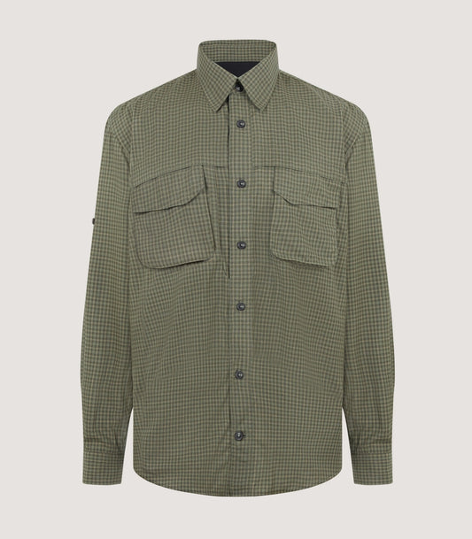 Men's Tech Merino Grouse Shirt in Loden