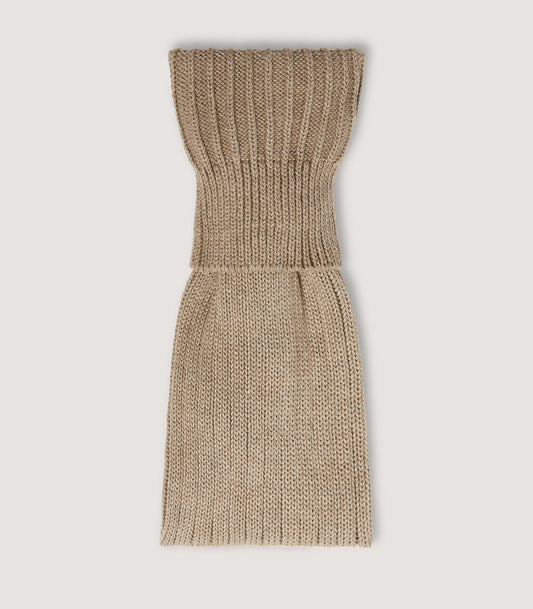 Men's Ribbed High Knee Socks In Desert