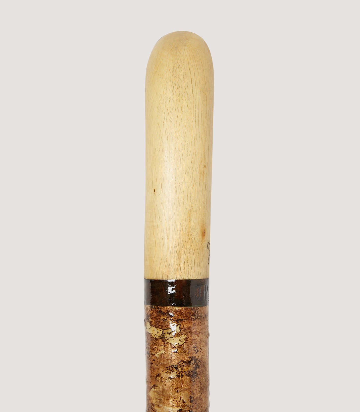 Hand Carved Mallard Drake Head Stick