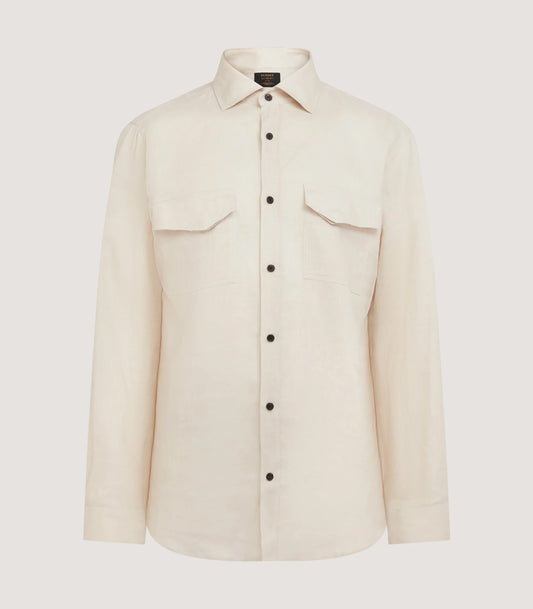 Men's Utility Pocket Shirt in Sand