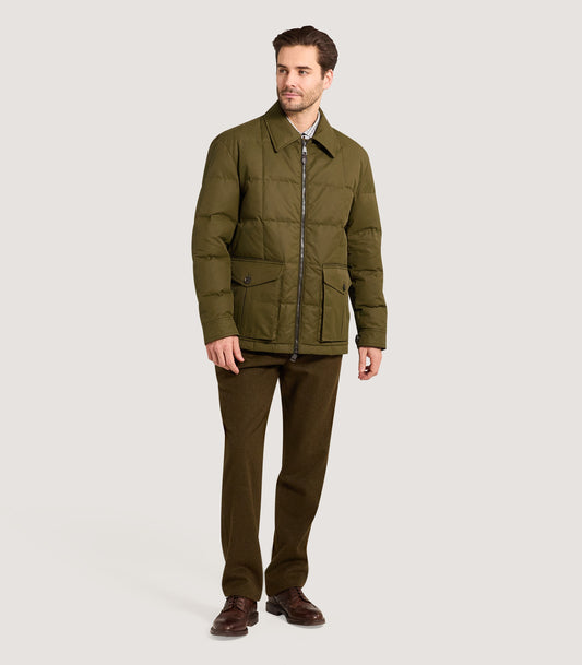 Men's Snowden Quilted Jacket in Military