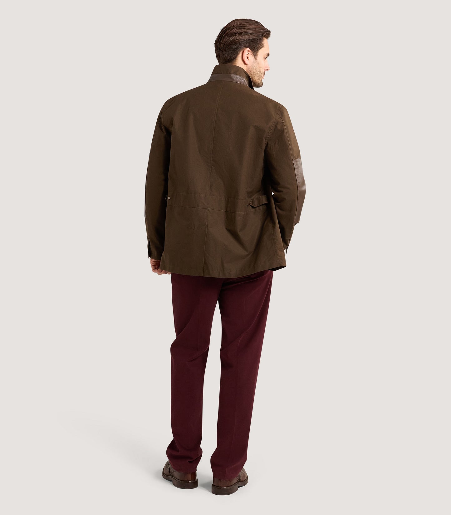 Men's Kingsley Travel Jacket in Coffee