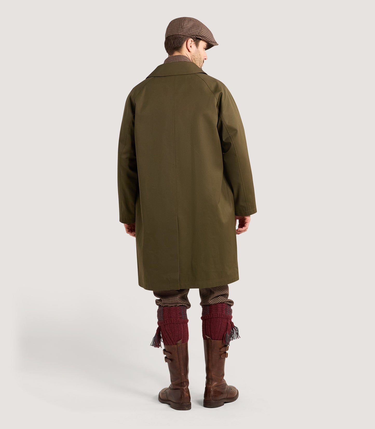 Men's Mey Storm Coat in Khaki
