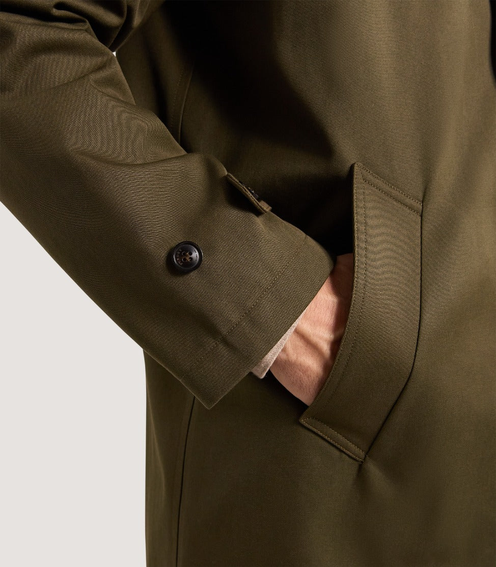 Men's Mey Storm Coat in Khaki