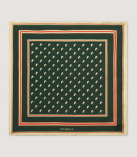 Dapper Duck Pocket Square in Emerald