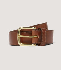 Men's Leather Belt in Brown