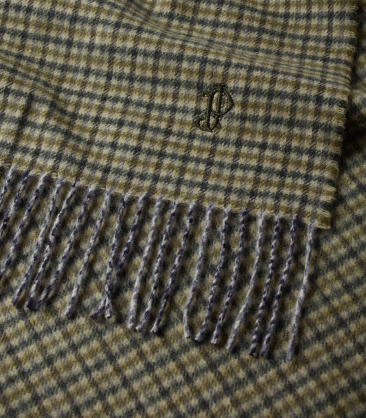 Sterling Houndstooth Scarf in Seaweed