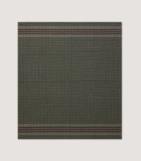 Outdoor Backed Woven Blanket in 1814 Stripe