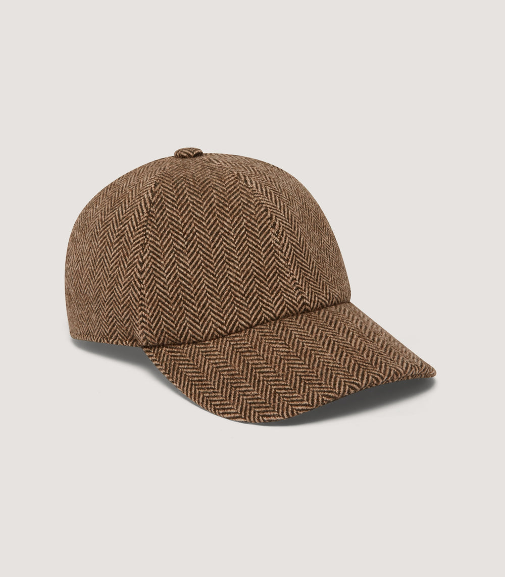 Tweed Baseball Cap in Taymoor Tweed