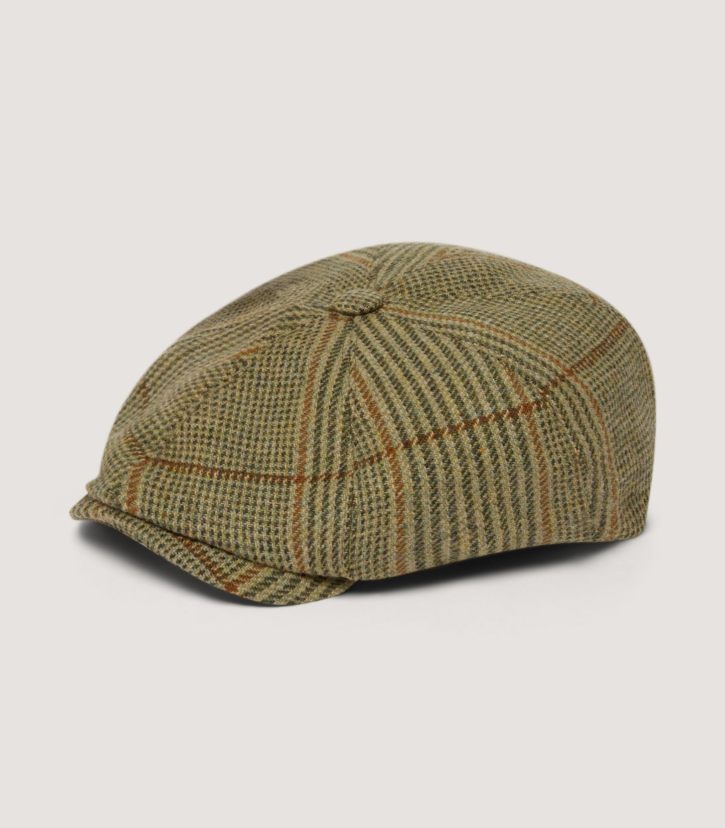 Dalby Bakerboy Tweed Cap in Cairn Tweed