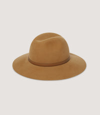 Women's Fedora Hat in Camel