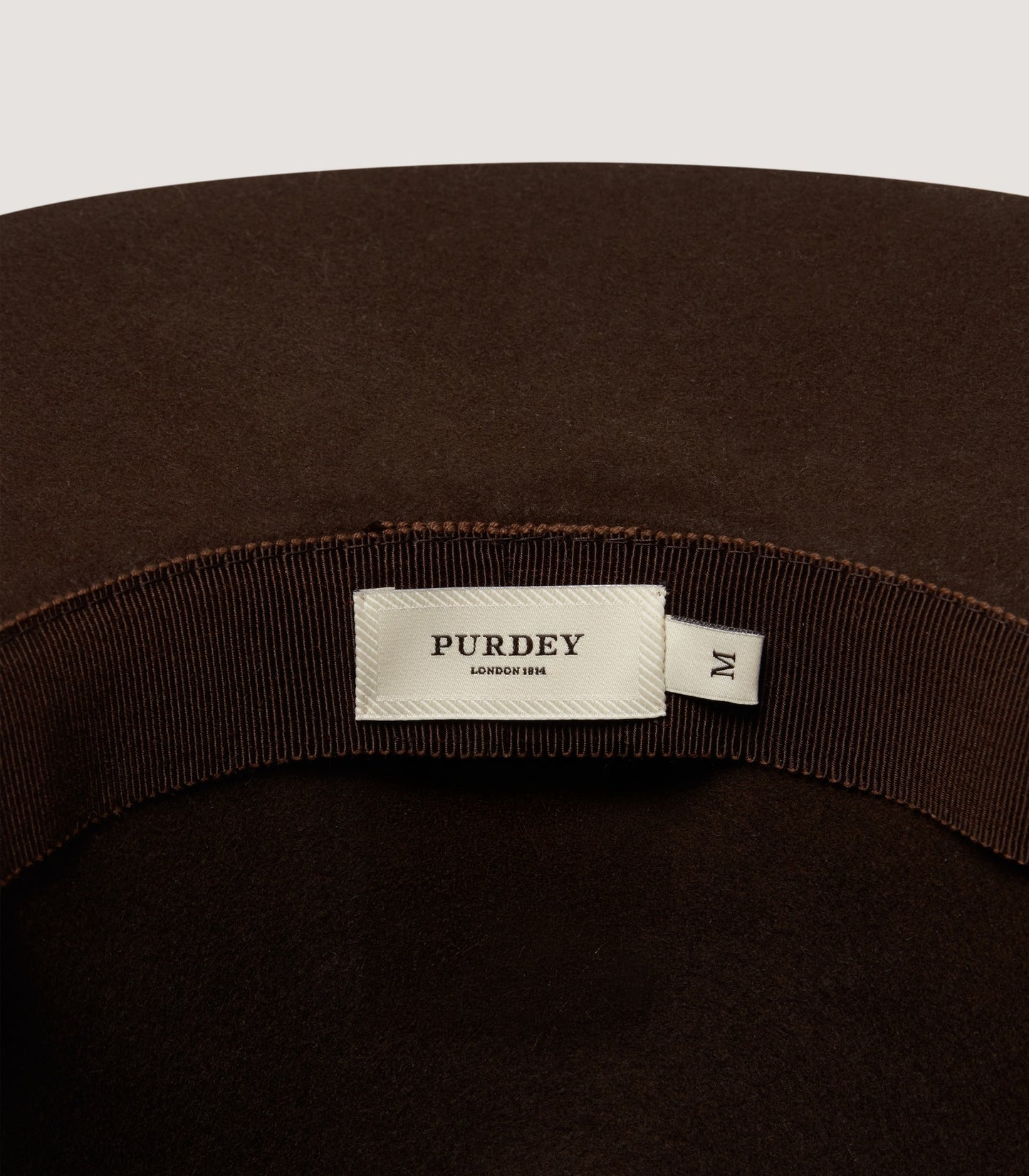 Women's Fedora Hat in Chocolate