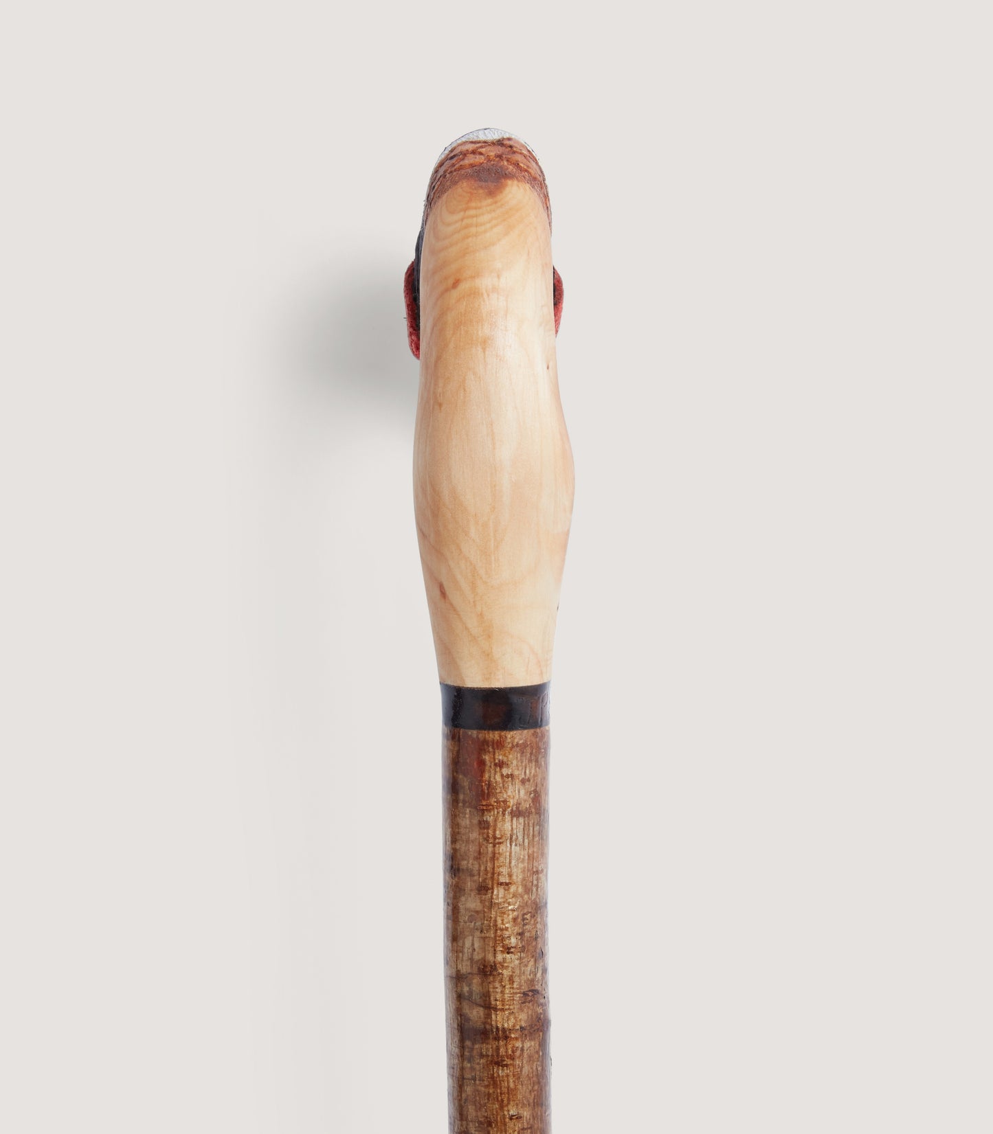 Hand Carved Cock Pheasant Apple Walking Stick