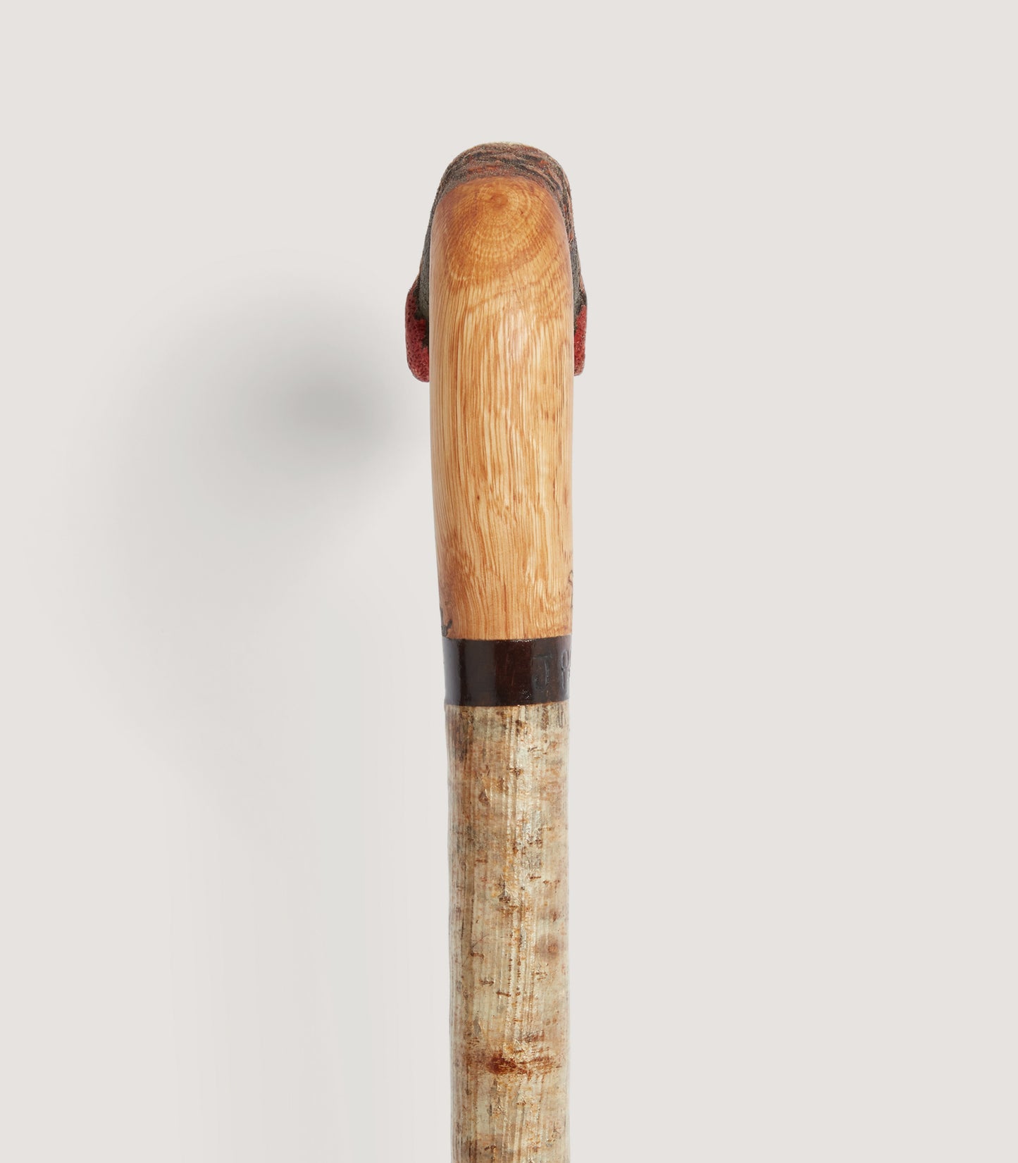 Hand Carved Pheasant Alder Walking Stick