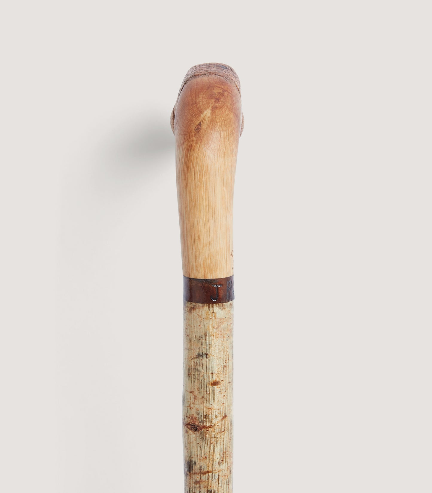 Hand Carved Hen Pheasant Head Alder Walking Stick