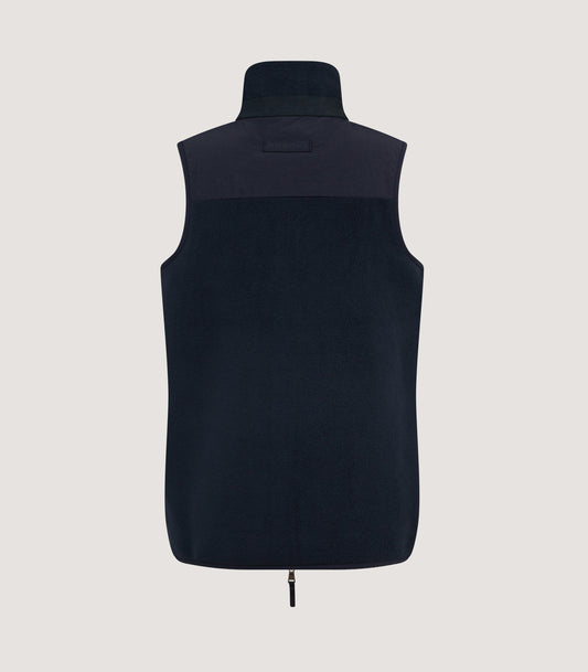 Women's Fleece Gilet In Midnight