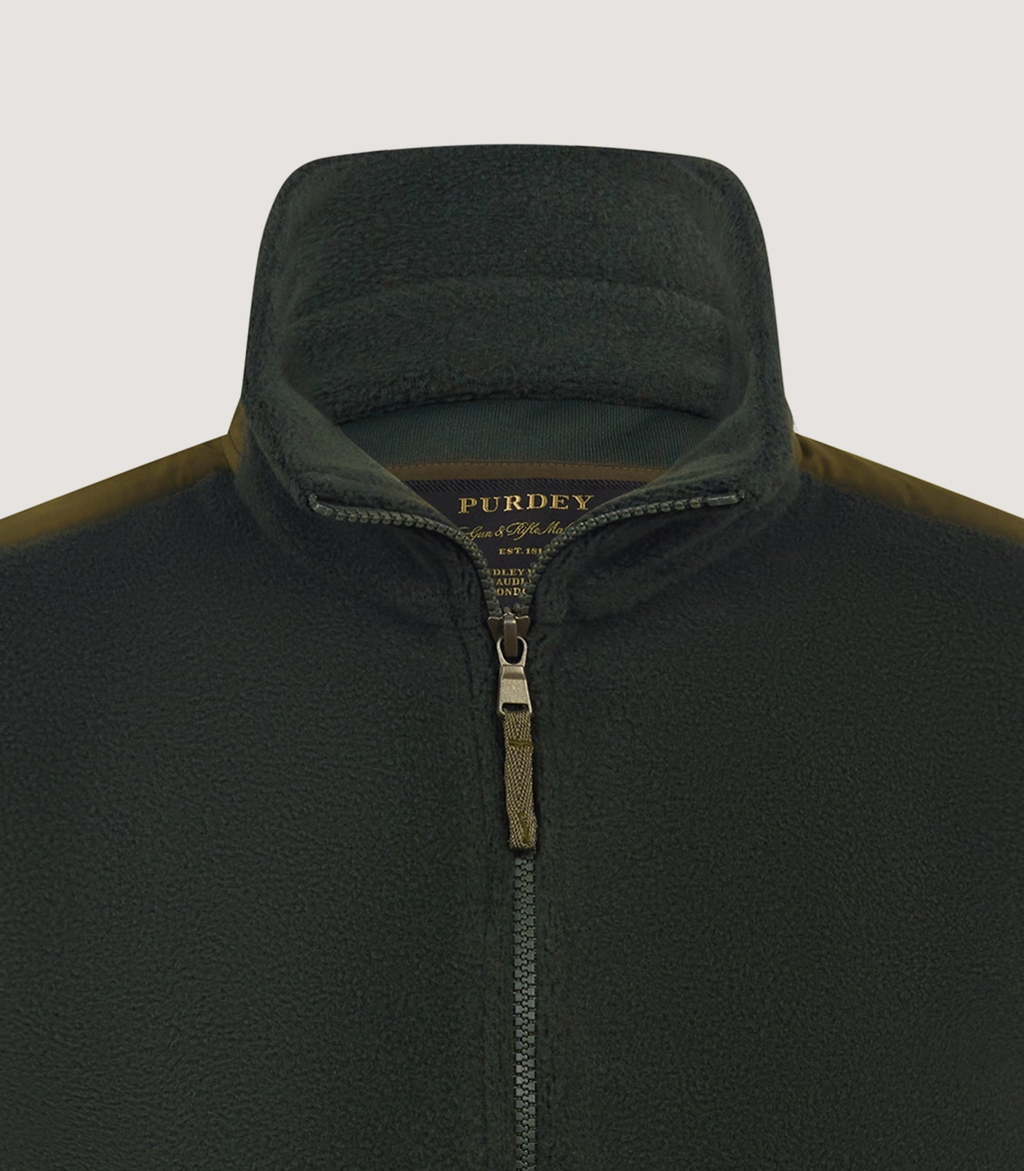 Men's Fleece Gilet in Loden