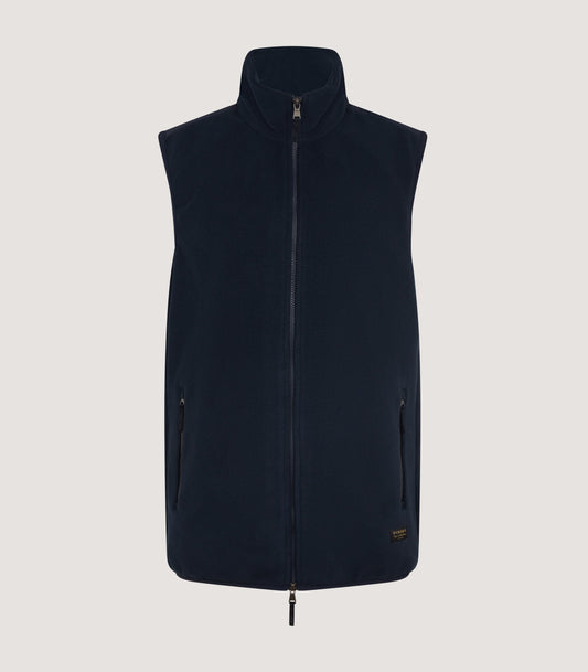 Men's Fleece Gilet in Midnight