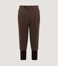 Men's Cashmere Tweed Shooting Two Pleat Breek With Storm Cuff in Torridon Check