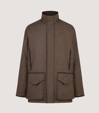 Men's Cashmere Tweed Raglan Field Coat in Torridon Check