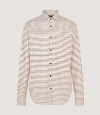Men's Shooting Tattersall Shirt in Hazelnut