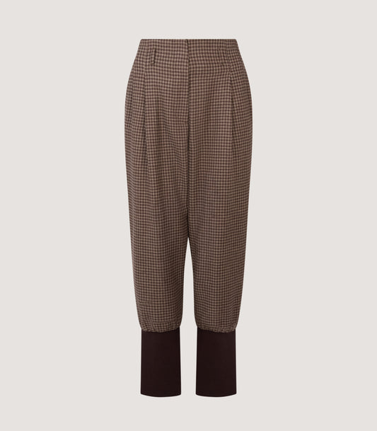 Women's Cashmere Tweed Shooting Breeks With Storm Cuff in Torridon Check