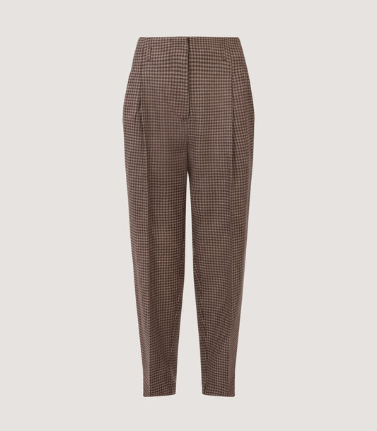 Women's Cashmere Tweed Shooting Trousers in Torridon Check