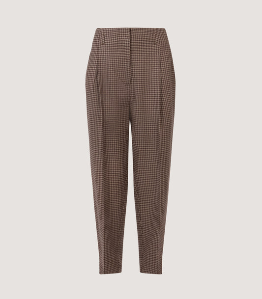 Women's Cashmere Tweed Shooting Trousers in Torridon Check
